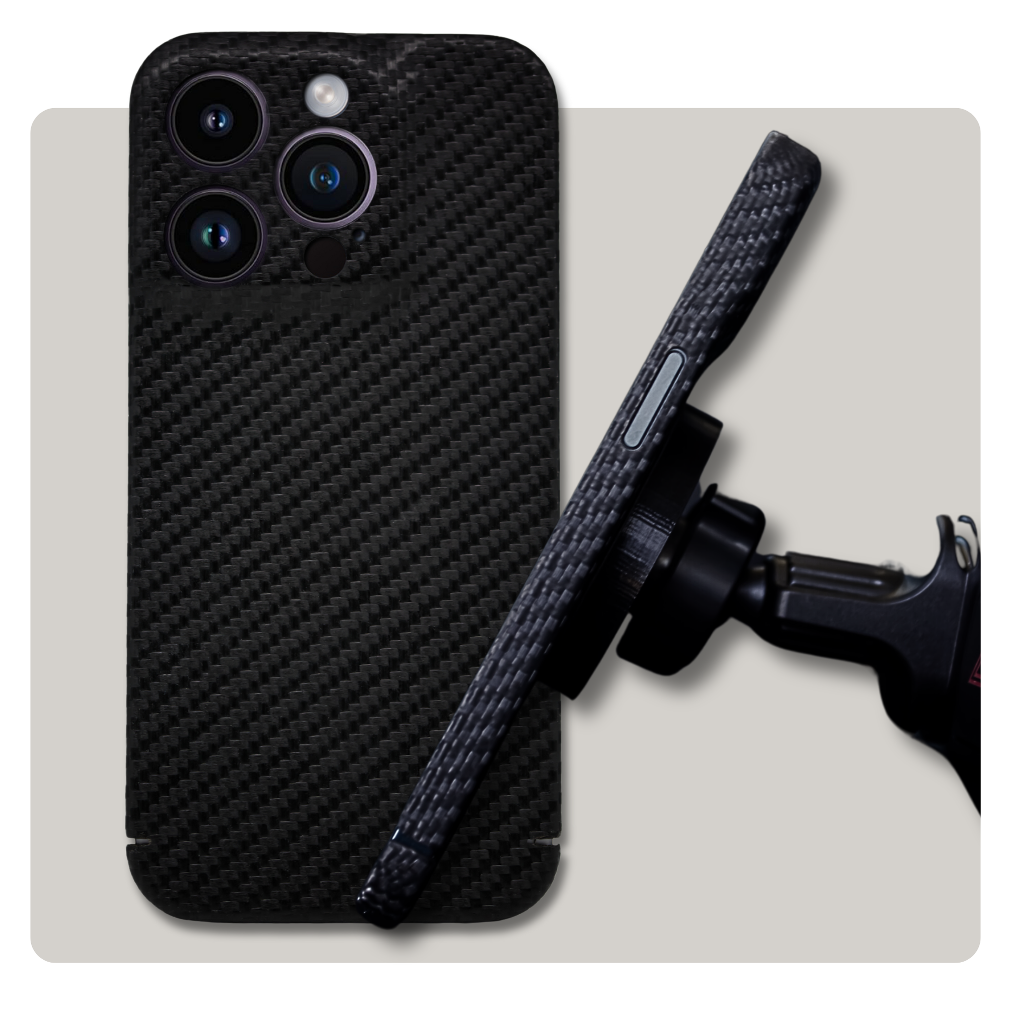 Carbon Cover iPhone 15 Pro