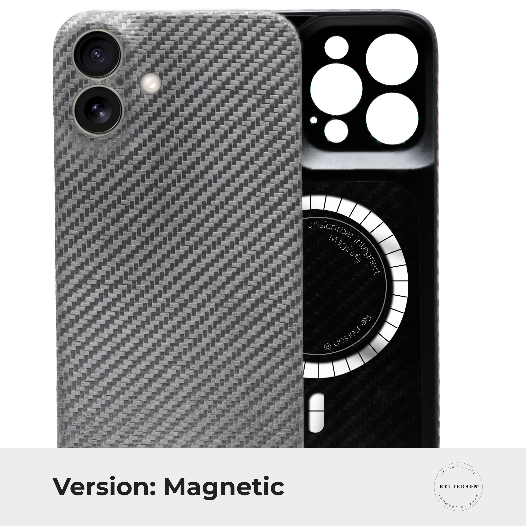 Carbon Cover iPhone 16 Plus