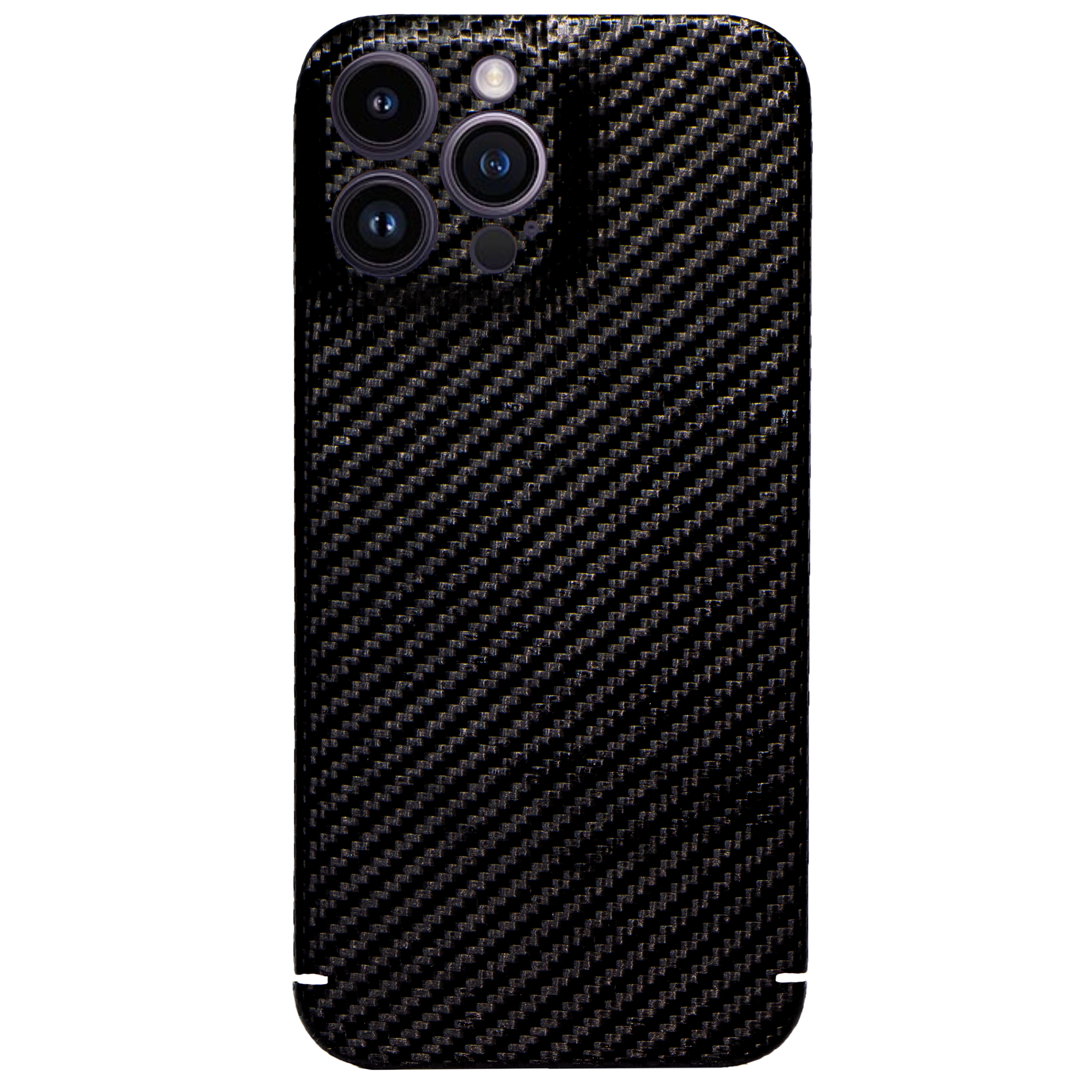 TesRank Cover Per IPhone 12 Mini + 2 Vetri Temperati – Custodia In TPU Morbido Con Fibra Di Carbonio, Antiscivolo E Antiurto, Nero