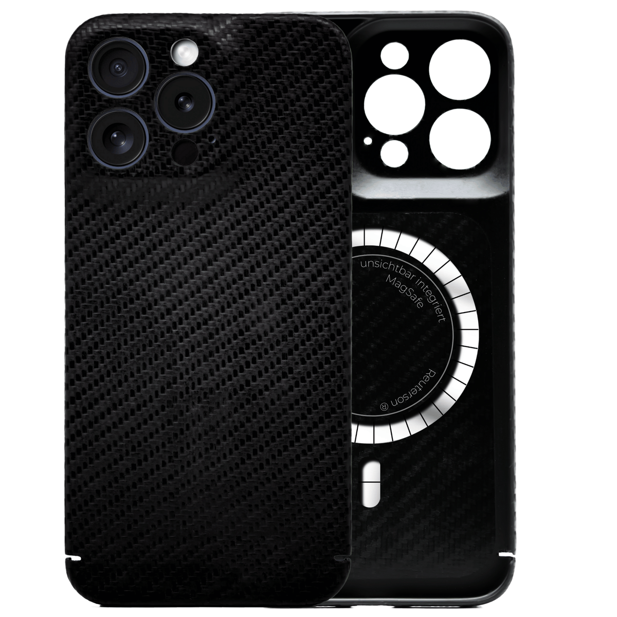 HTYTFC Custodia magnetica in fibra di carbonio per iPhone 15